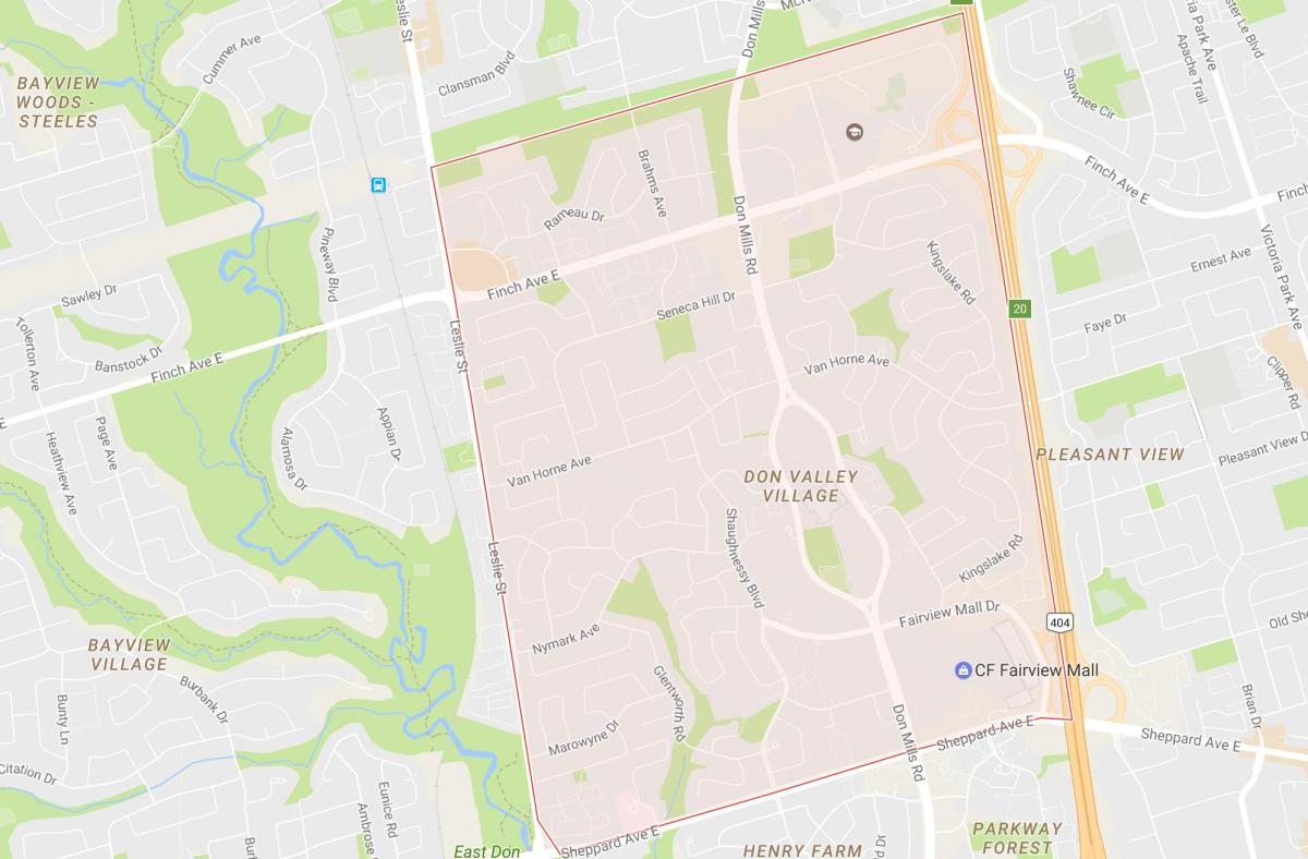 Kaart van Die Grondboontjiebotter omgewing Toronto