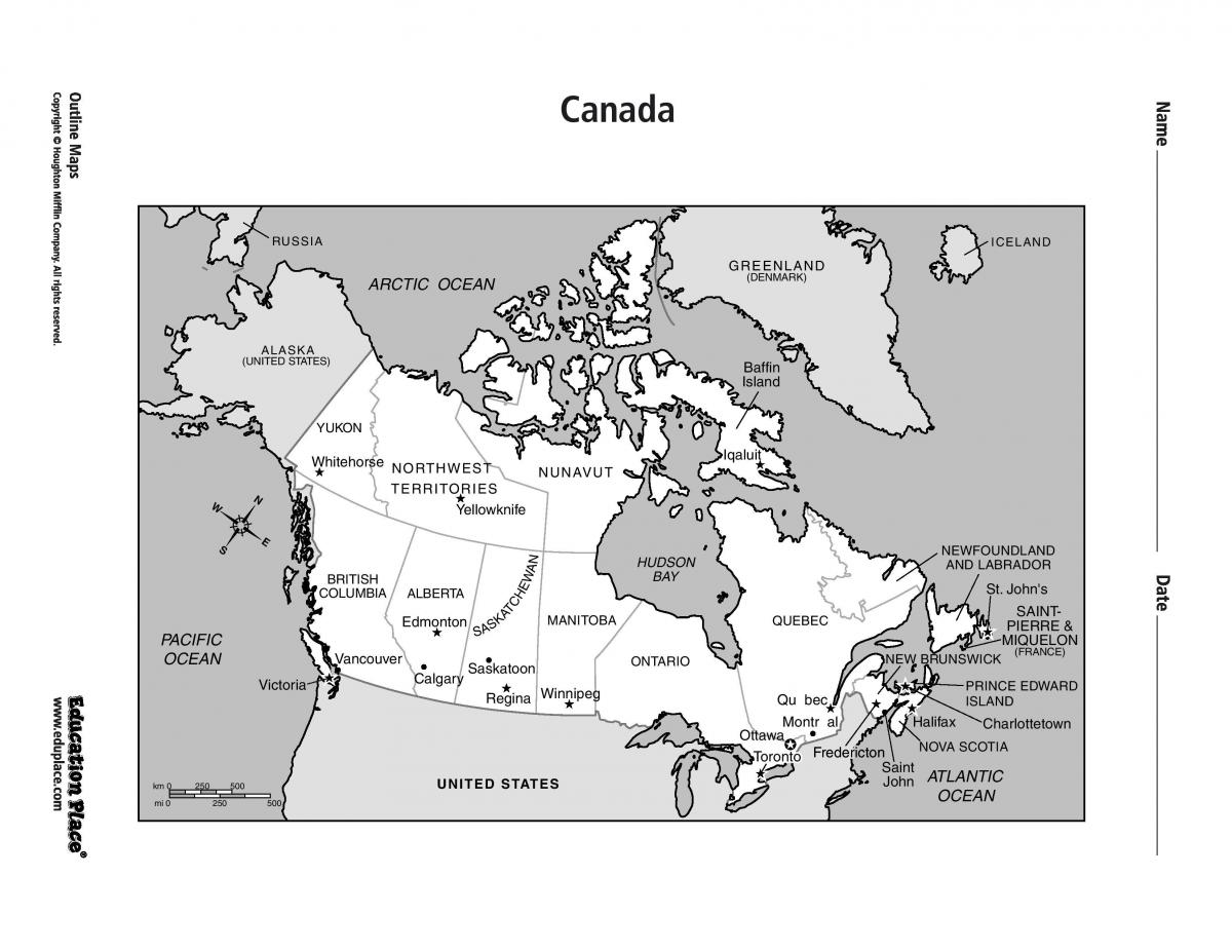 Kaart van Toronto kanada