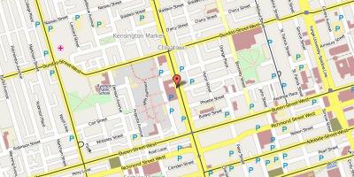 Kaart van Chinatown Toronto
