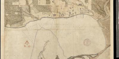 Kaart van die land van York, Toronto se eerste centure 1787-1884