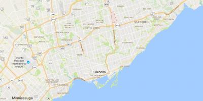 Kaart van Pleasant View distrik Toronto