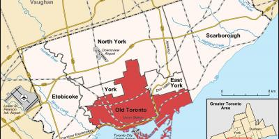 Kaart van die Ou Toronto