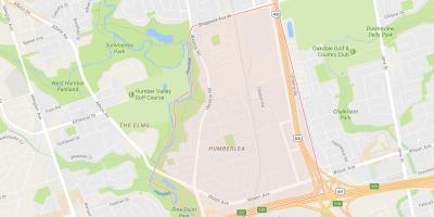 Kaart van Pelmo Park – Humberlea omgewing Toronto