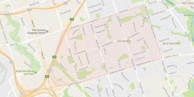 Kaart van Richview omgewing Toronto