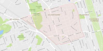 Kaart van Silverthorn omgewing Toronto