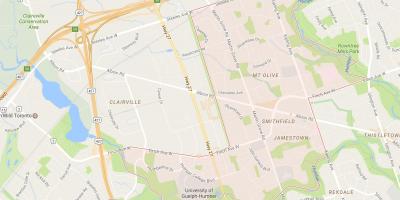Kaart van Smithfield omgewing omgewing Toronto